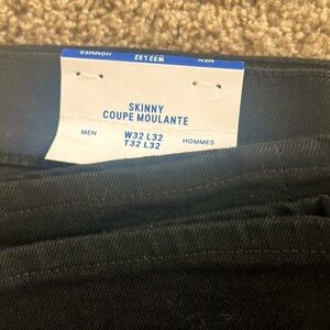 NWT!!Men’s h&m skinny fit black jeans  32x32